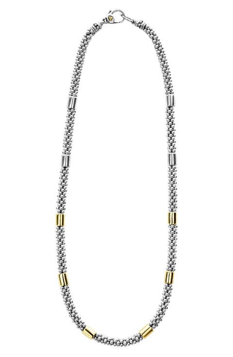Caviar Rope Collar Necklace