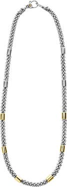 LAGOS Caviar Rope Collar Necklace