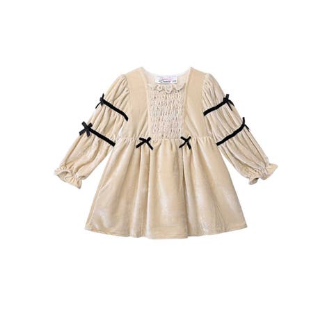 Velvet Bow Dress (Baby)