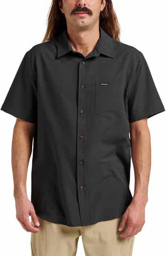 Quiksilver Allport Classic Short Sleeve Performance Button-Up Shirt