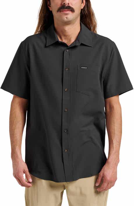 Quiksilver Allport Classic Short Sleeve Performance Button-Up Shirt