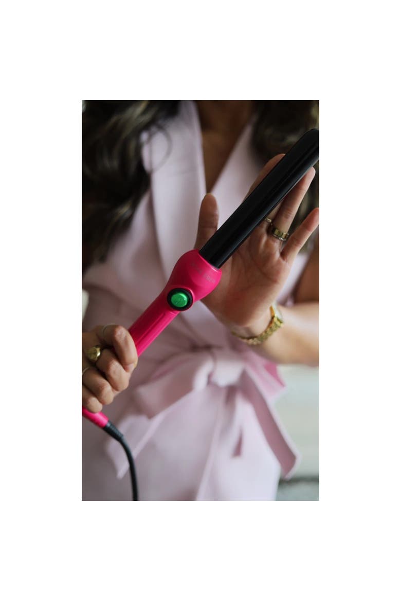 Clipless Curling Iron 1", Alternate, color, Pink