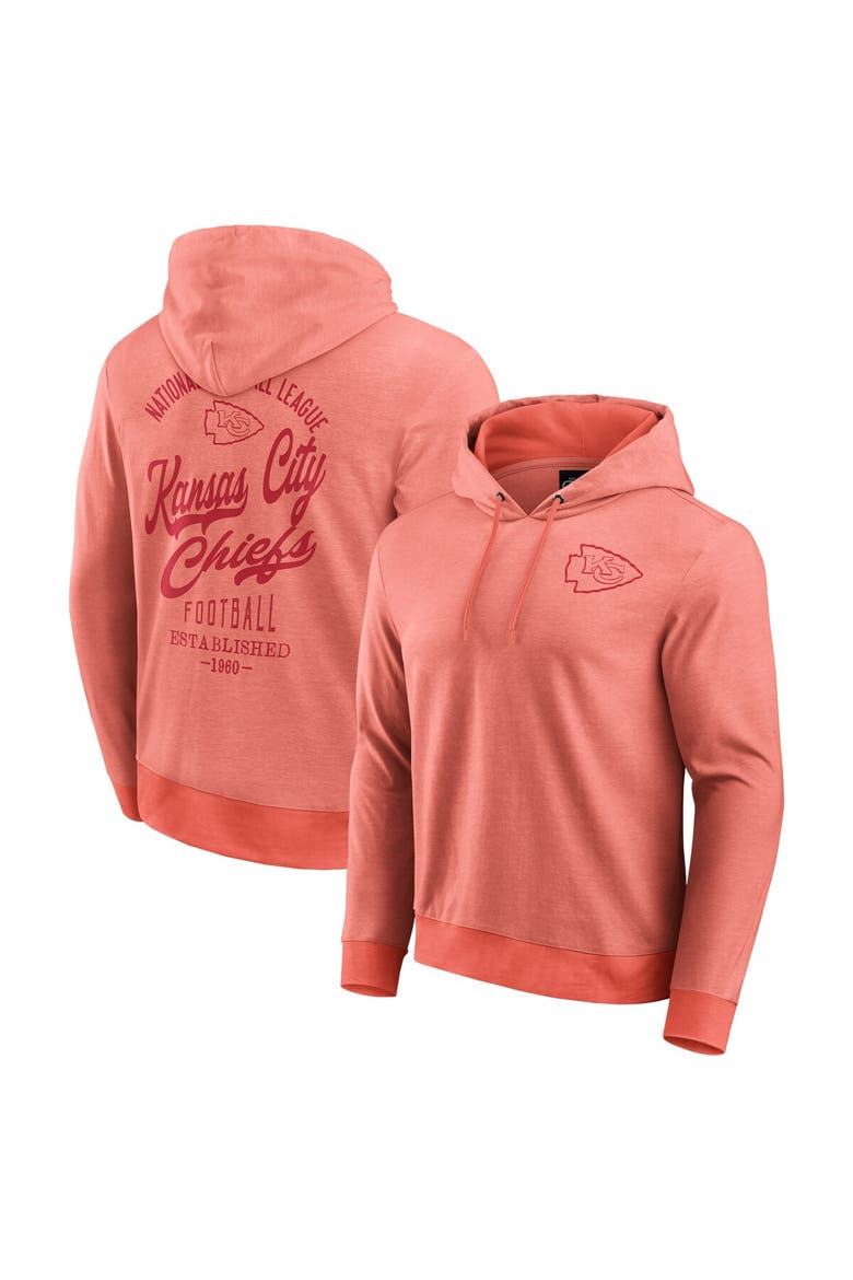 Men's Darius Rucker Collection by Fanatics Red Kansas City Chiefs Tonal Knit Pullover Hoodie, Main, color, Heather Red