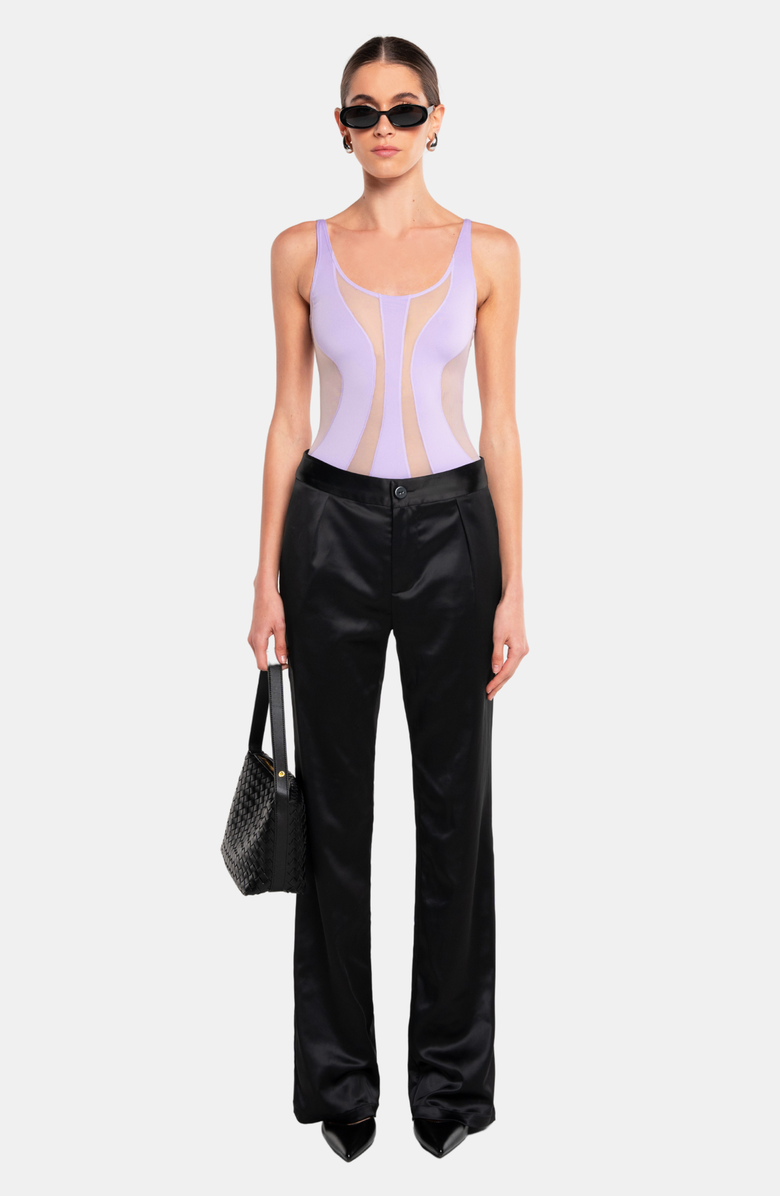 OW Collection Twist Bodysuit, Alternate, color,