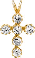Mignonette 14k Gold & Cubic Zirconia Cross Necklace