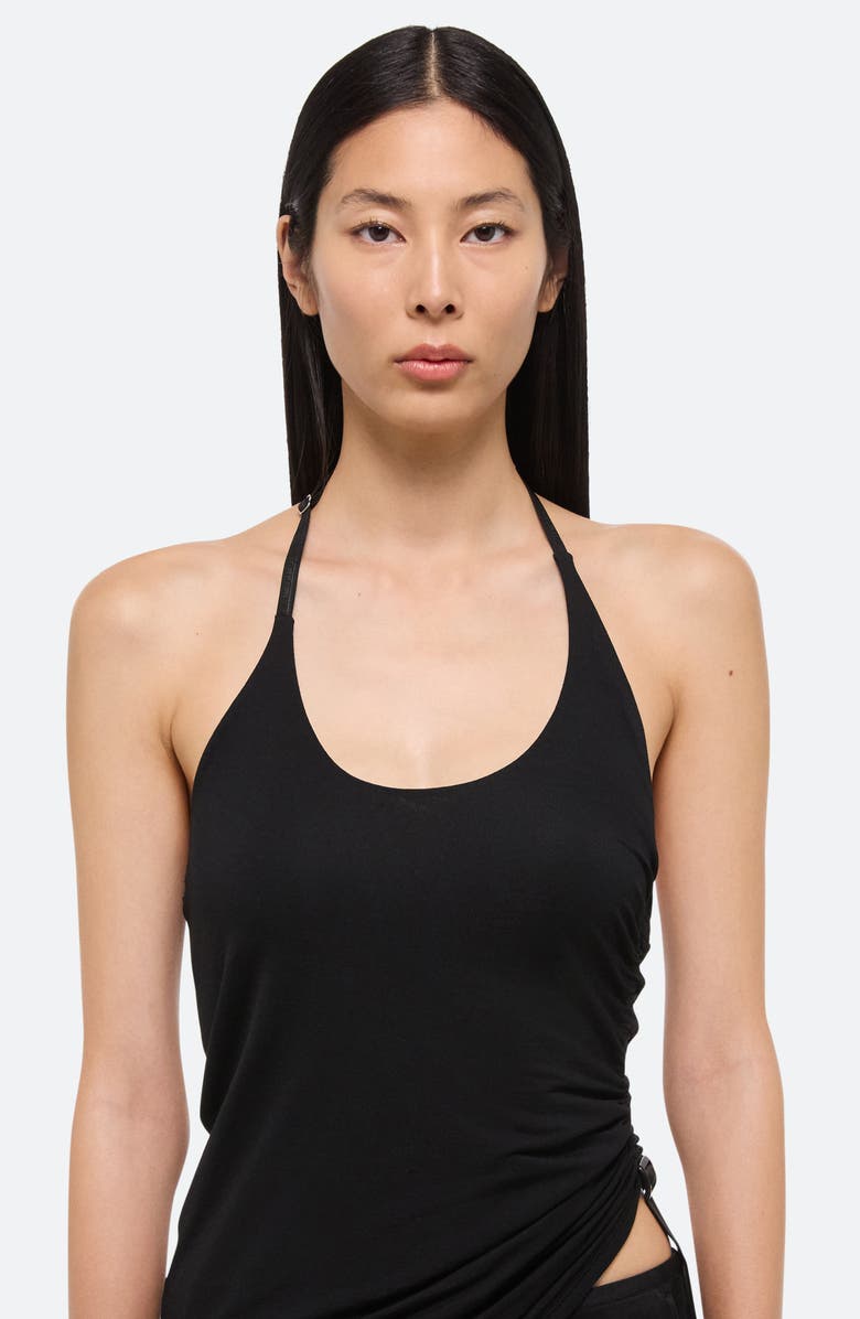 Helmut Lang Harness Detail Knit Halter Top, Alternate, color, 