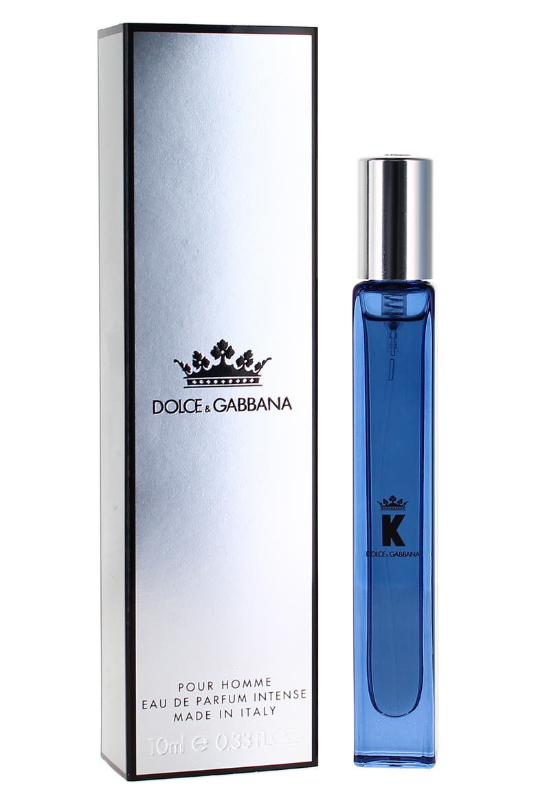 K by Dolce&Gabbana Eau de Parfum Intense Travel Spray, Main, color, NO COLOR