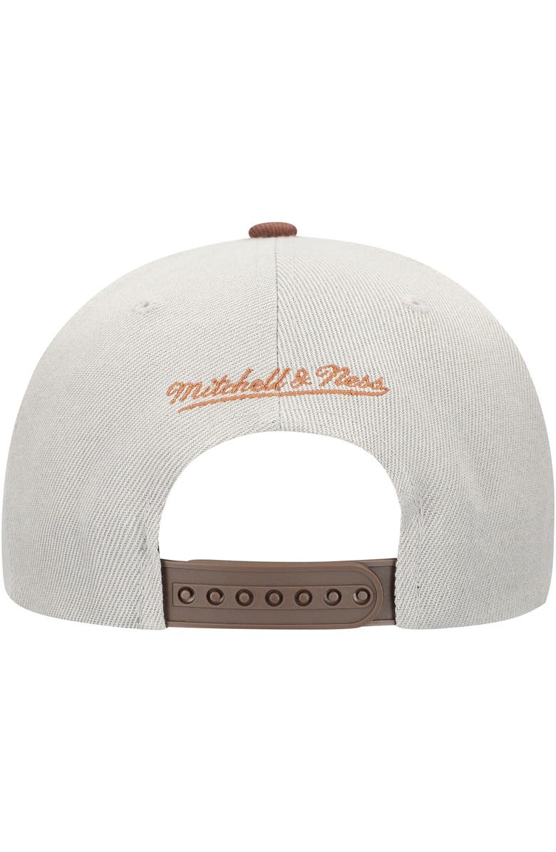 Mitchell & Ness Men's Mitchell & Ness Gray/Brown San Diego Padres Knock Out Panel Snapback Hat, Alternate, color, Gray