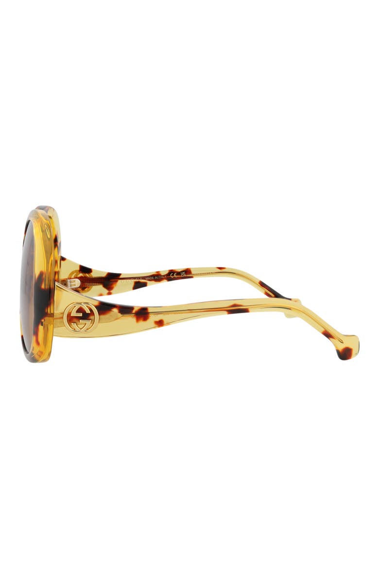 55mm Oversize Square Sunglasses, Alternate, color, HAVANA HAVANA BROWN