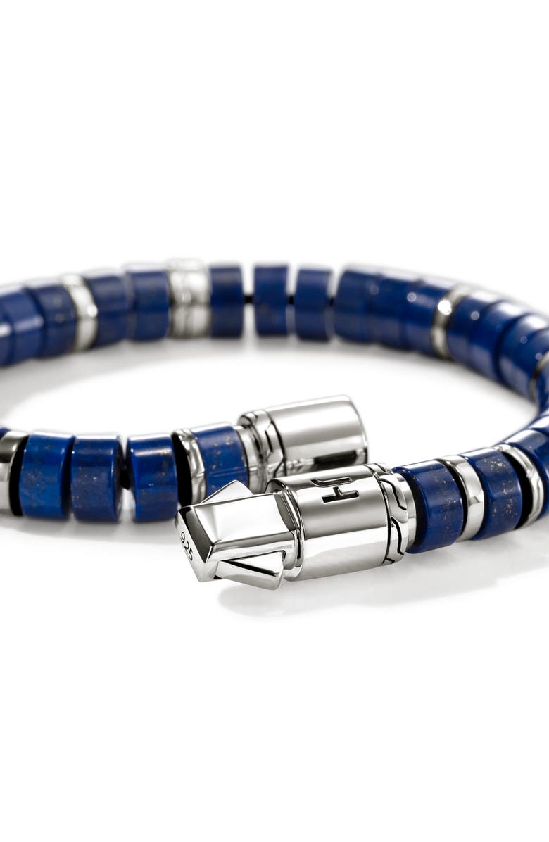John Hardy Heishi Beaded Bracelet, Alternate, color, Silver