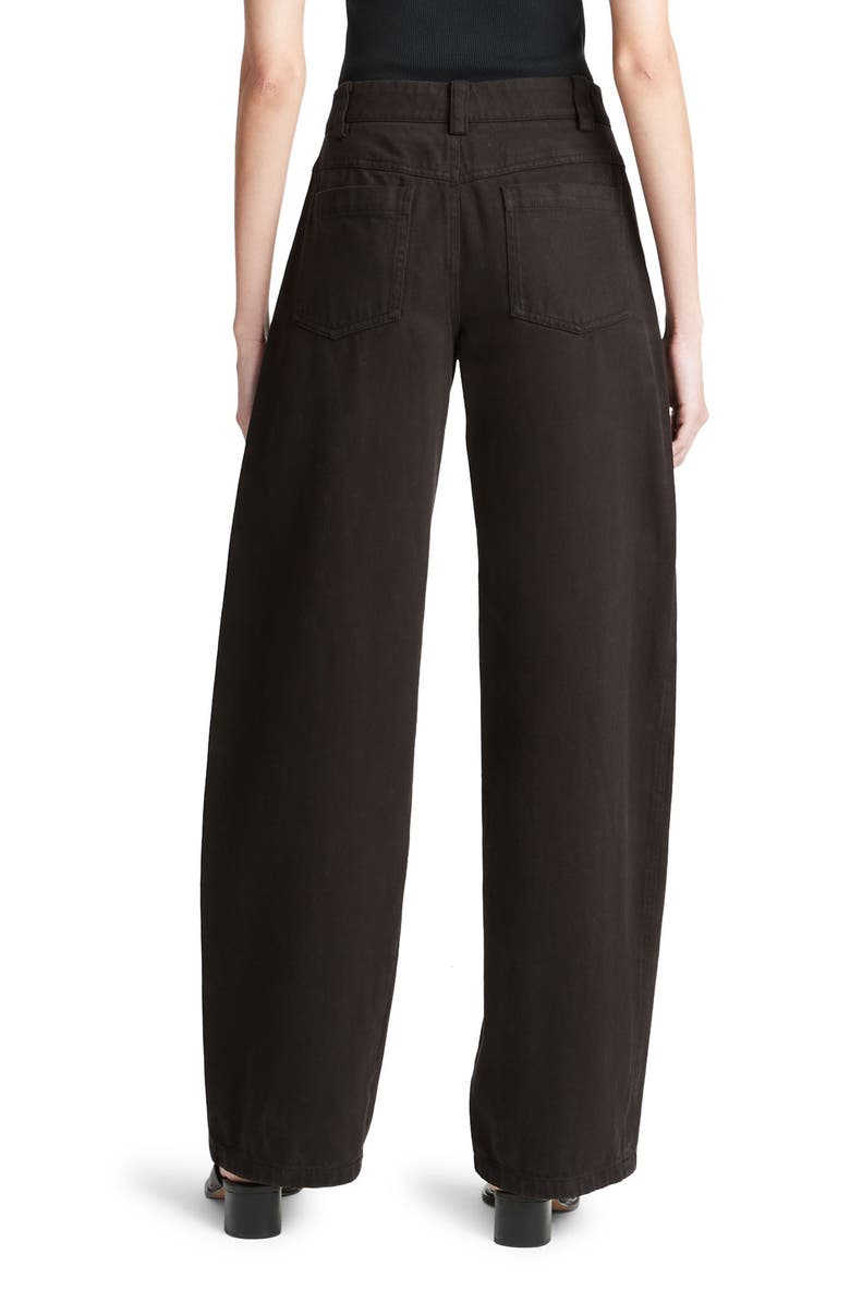 Vince Washed Cotton Twill Wide Leg Pants, Alternate, color,