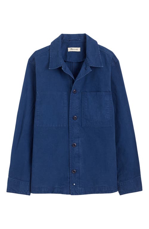 Madewell Overshirt In Vintage French Blue