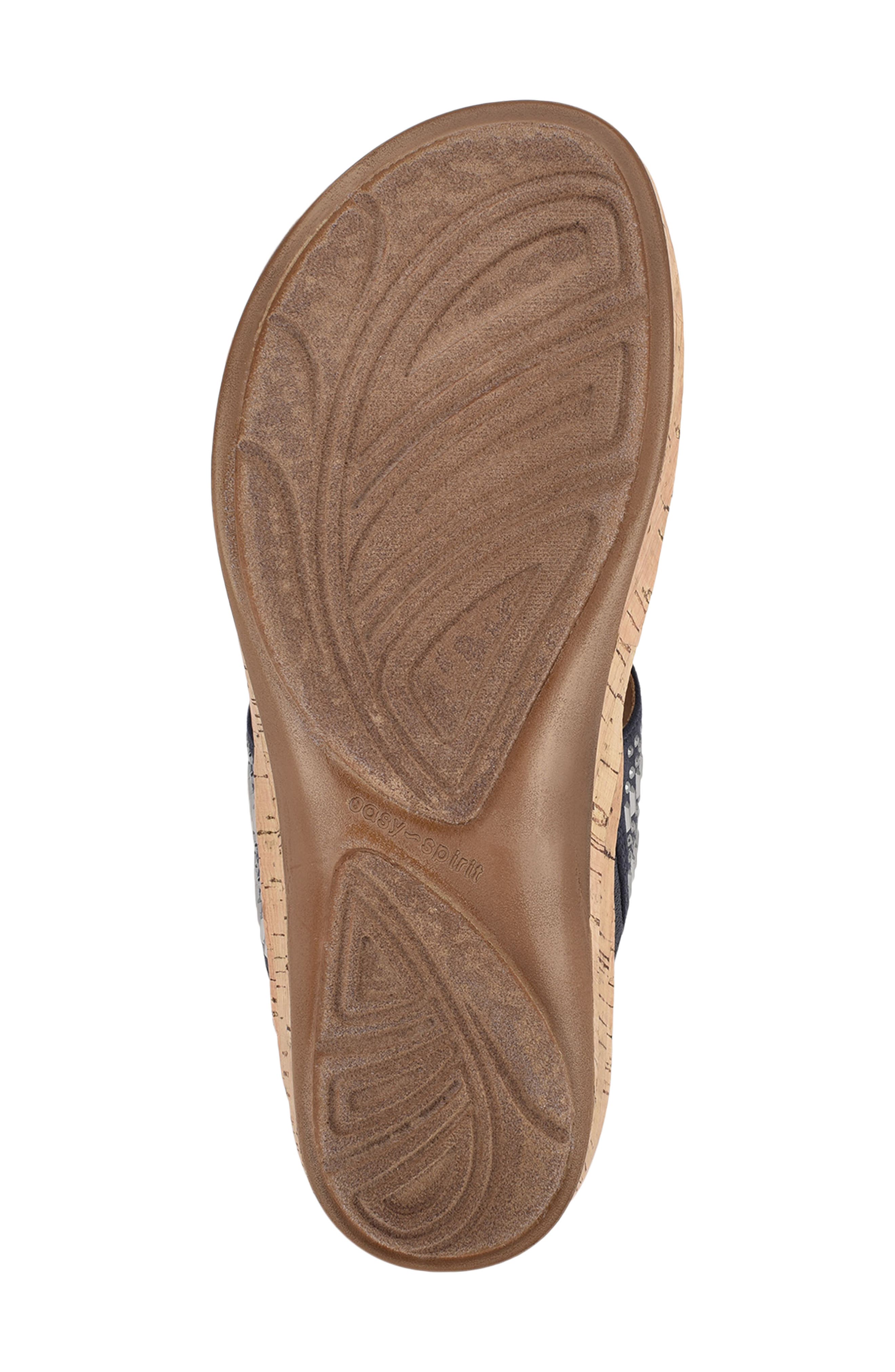 Landry Sandal, Alternate, color, NAVY FABRIC