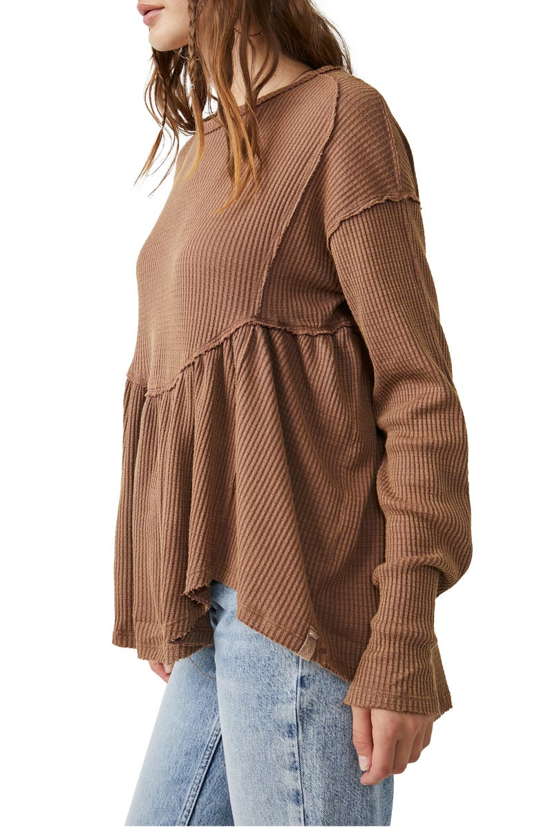 Free People We the Free Oh My Long Sleeve Thermal Top, Alternate, color, 