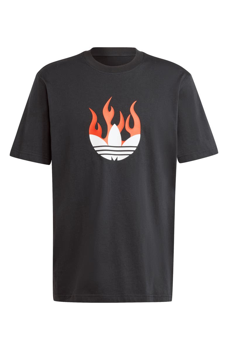 adidas Originals Flames Logo Graphic T-Shirt, Alternate, color, 
