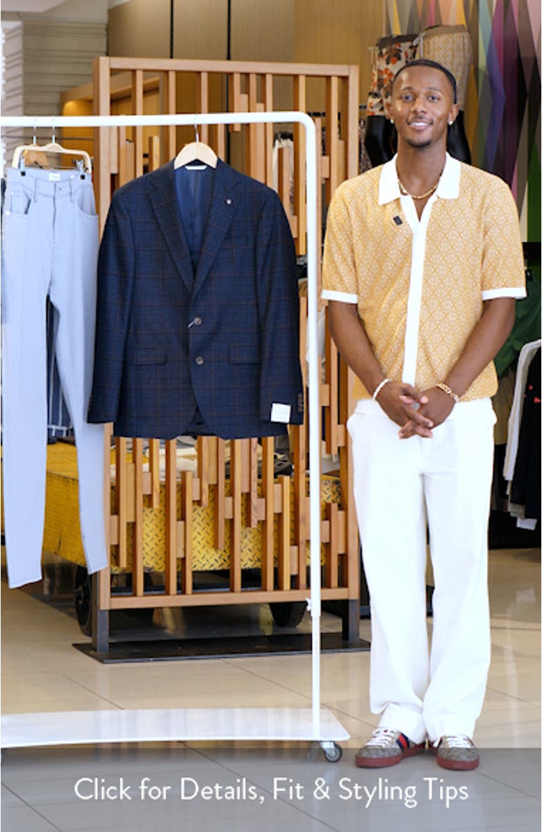 Esprit Deco Check Wool Mélange Sport Coat, sales video thumbnail