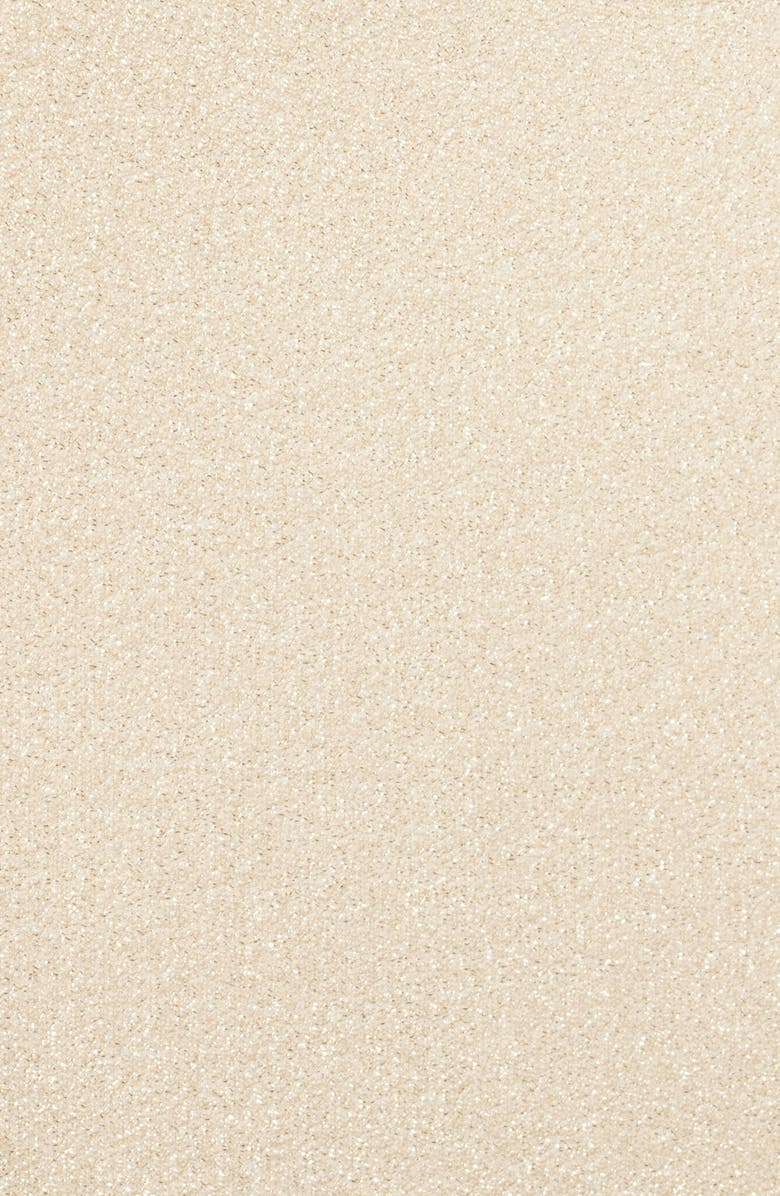 Chiara Boni La Petite Robe Jara Starry Metallic Twist Front Midi Gown, Alternate, color, Gold