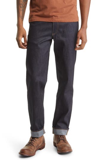 Dl1961 Noah Tapered Straight Leg Cargo Jeans In Rinse Coated Cuffed