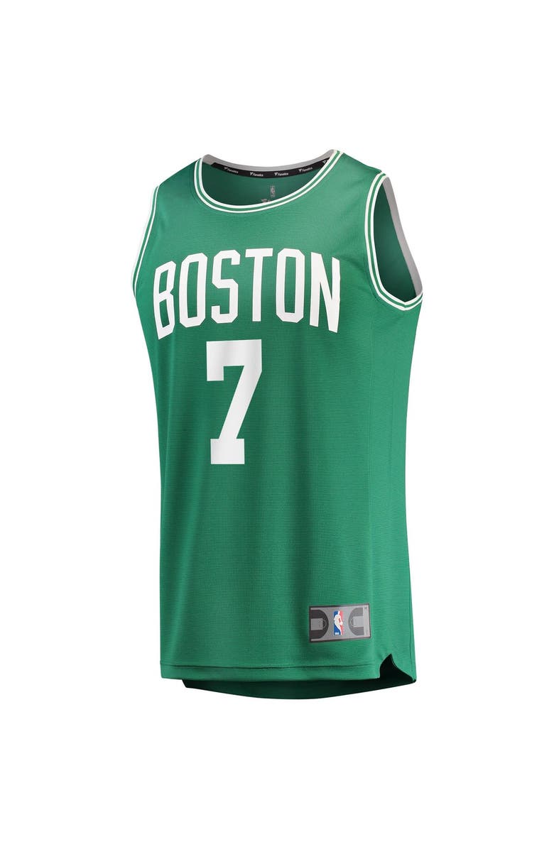 FANATICS Men's Fanatics Branded Jaylen Brown Kelly Green Boston Celtics Fast Break Replica Player Jersey, Alternate, color,