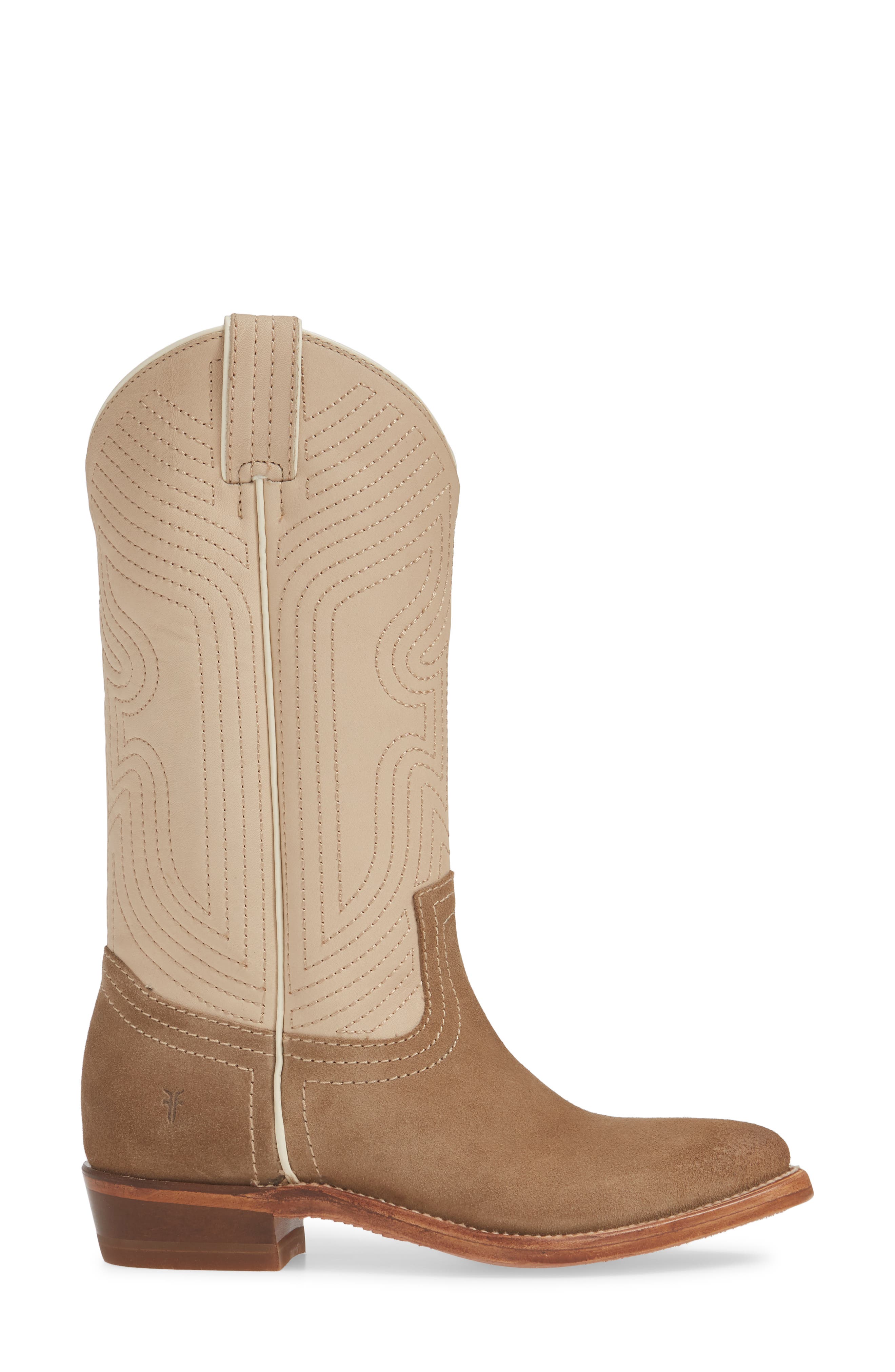 Billy Western Boot, Alternate, color, OFF WHITE MULTI