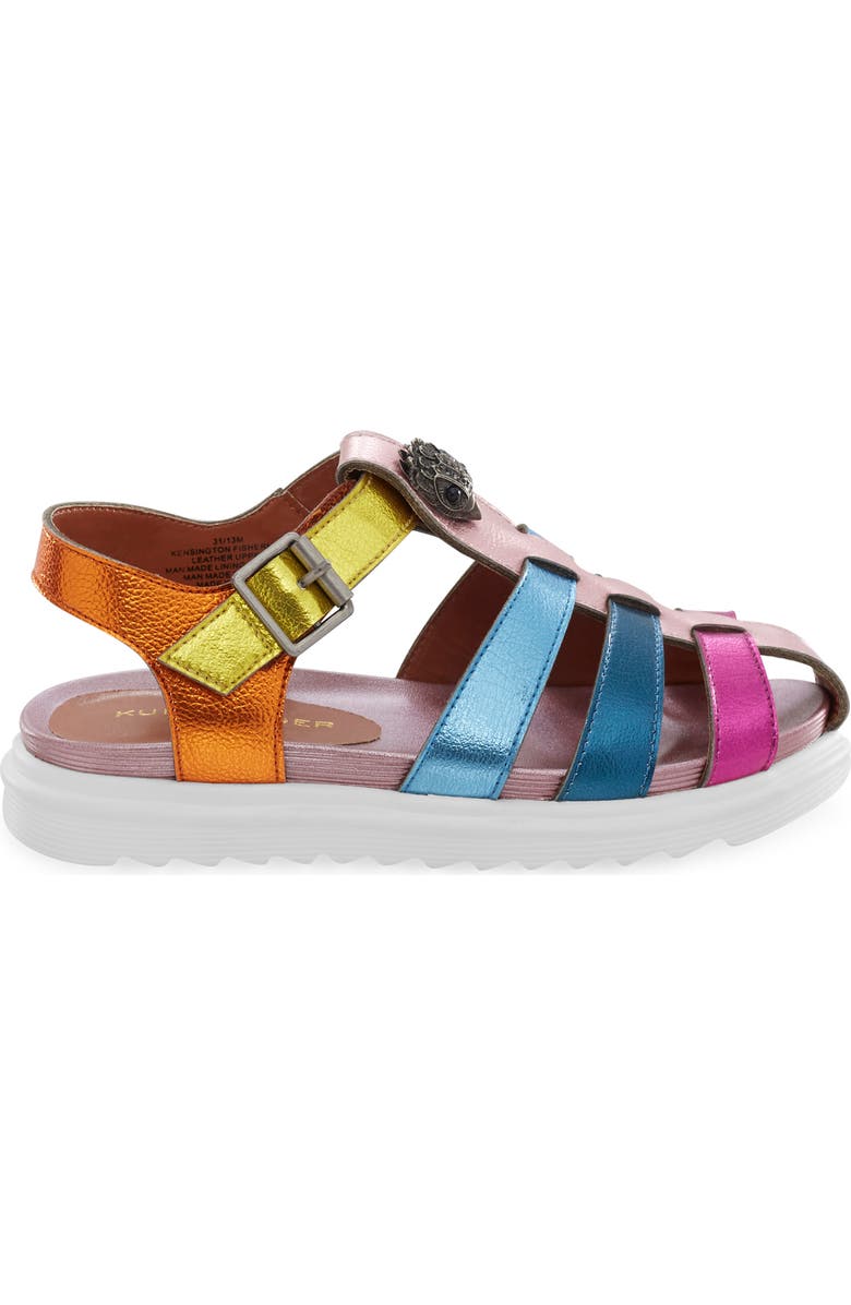 Kurt Geiger London Kids' Kensington Fisherman Sandal, Alternate, color, Multi