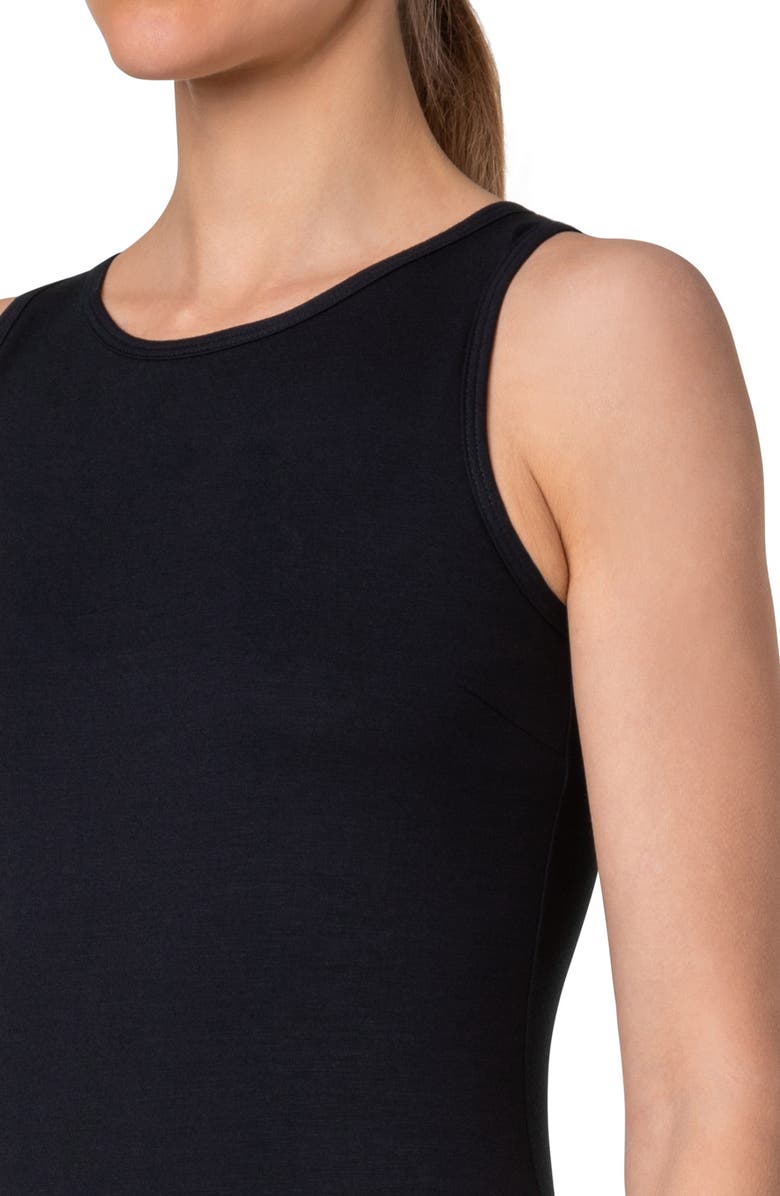 Akris punto Sleeveless Knit Top, Alternate, color, Black
