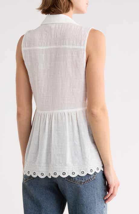 Joie Floral Puff Sleeve Peplum Crop Top
