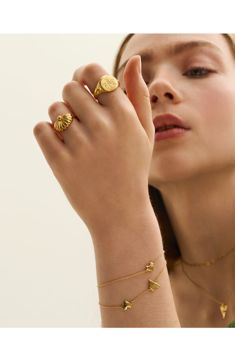 Ottoman Hands Chantal Stacking Ring, Alternate, color, Gold