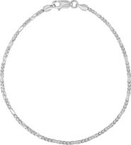 Bony Levy Men's 14K Gold Box Figaro Chain Bracelet