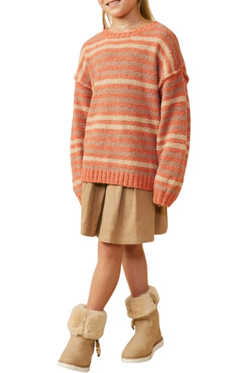 Kids' Multicolor Stripe Pullover Sweater