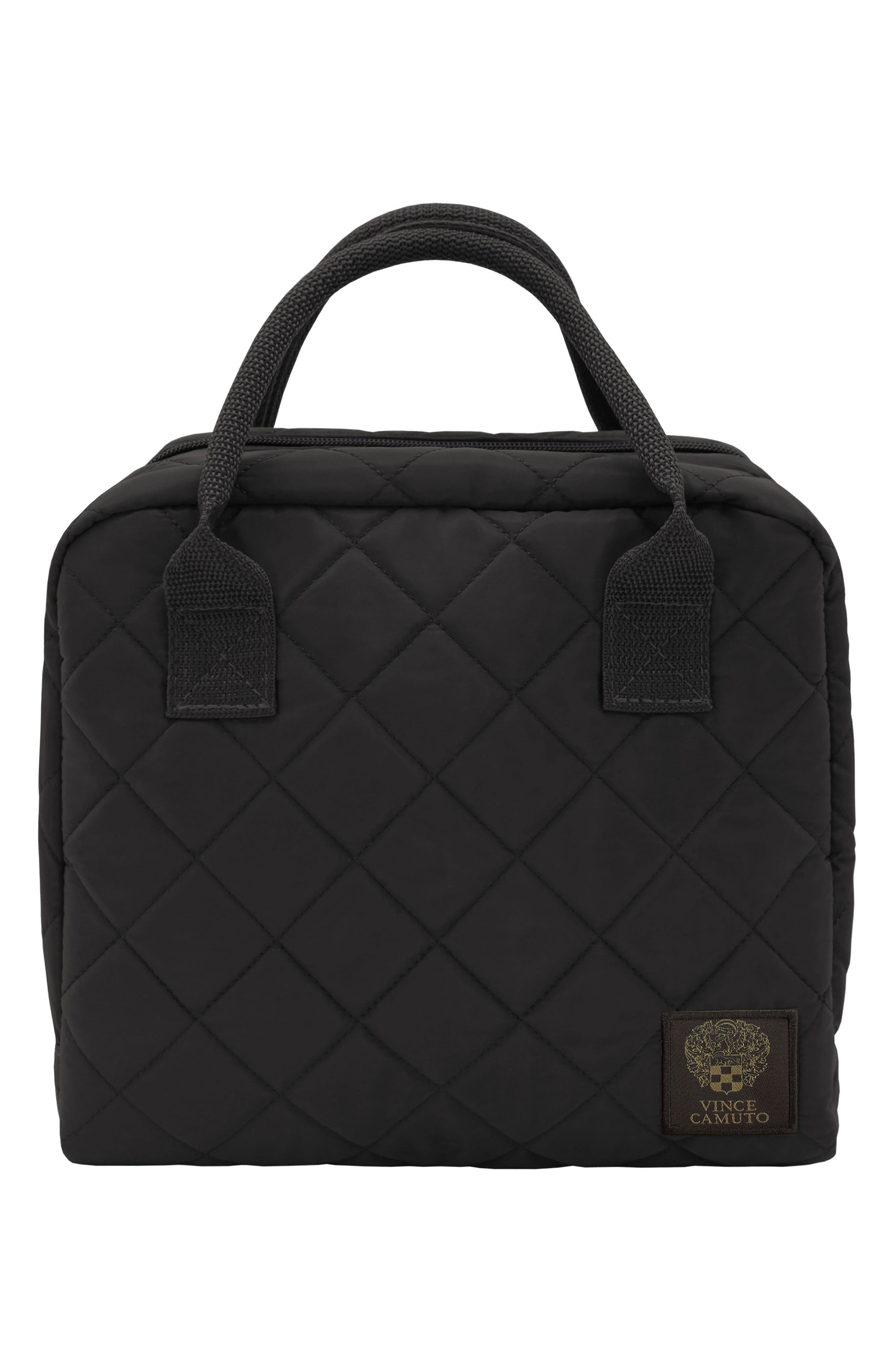 Diamond Quilted Lunch Bag