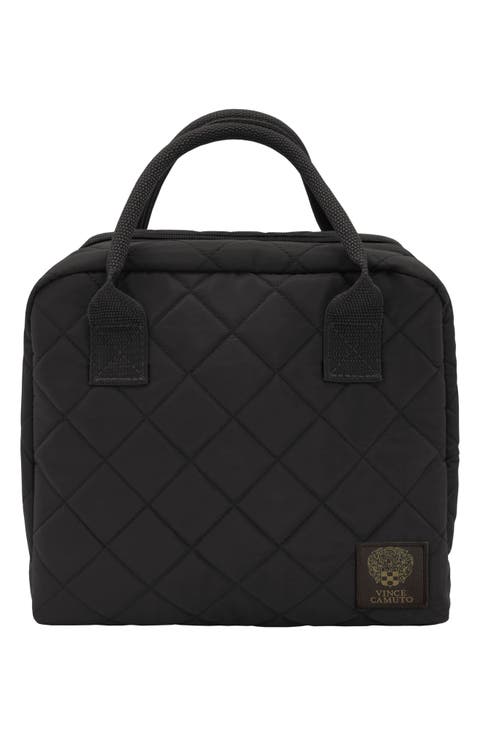 Diamond Quilted Lunch Bag