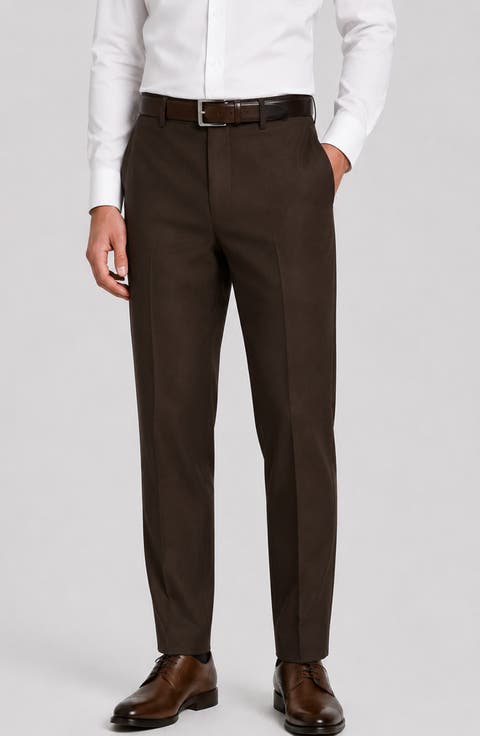 Stefano Modern Fit Wool Trousers