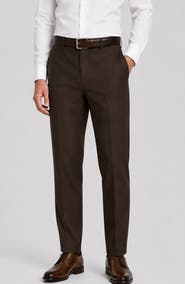 ZANETTI Stefano Modern Fit Wool Trousers