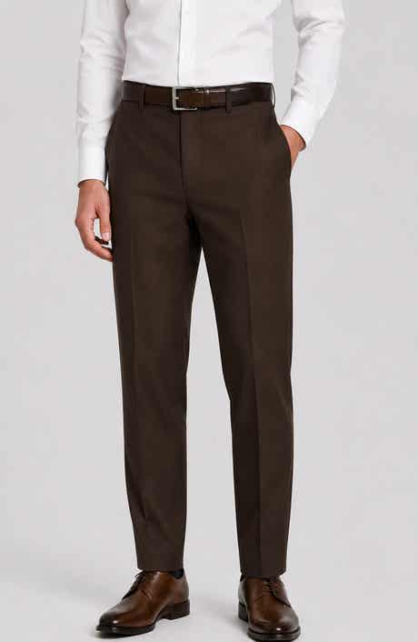 Stefano Modern Fit Wool Trousers