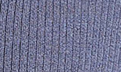 Shop Vince Cashmere & Silk Rib Cardigan In Mauve Thistle
