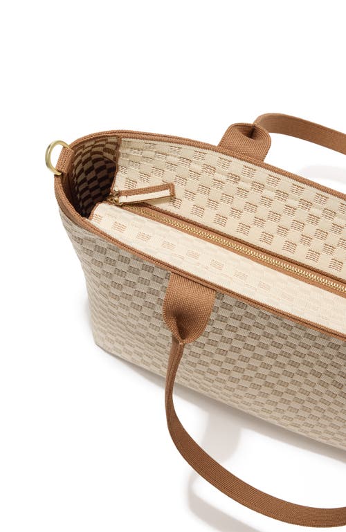 Rothys Rothy's The Lightweight Zip Tote In Vanilla Wafer
