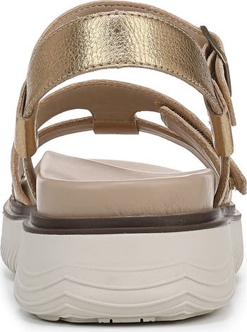 Solana Metallic Platform Sandal