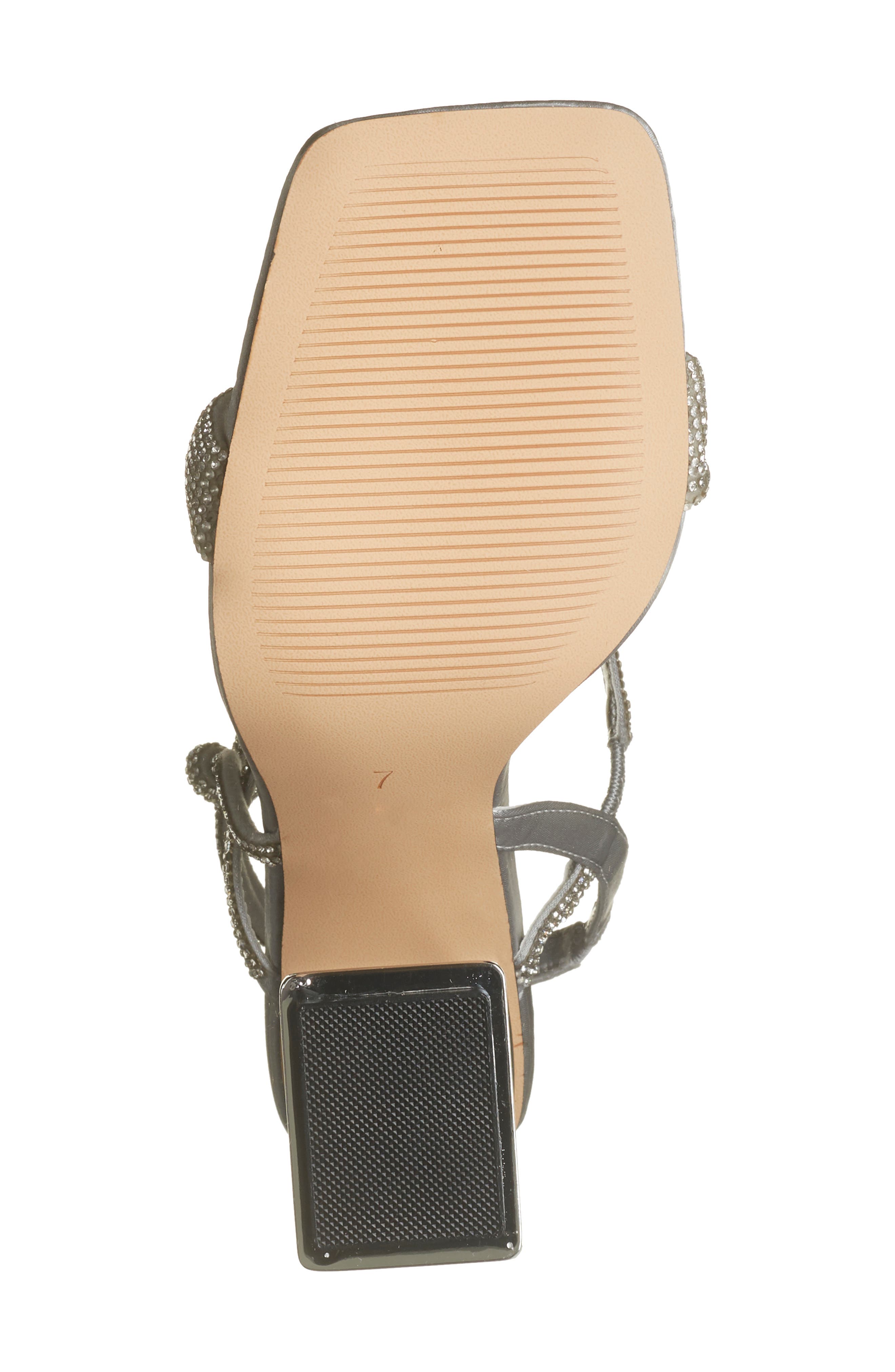 ASHLEY KAHEN Goddess Block Heel Sandal, Alternate, color, Silver