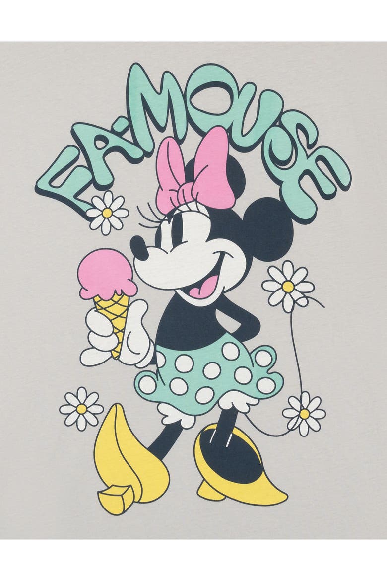 Mickey Mouse & Friends Short Sleeve T-Shirt, Alternate, color, Minnie Vapor Blue