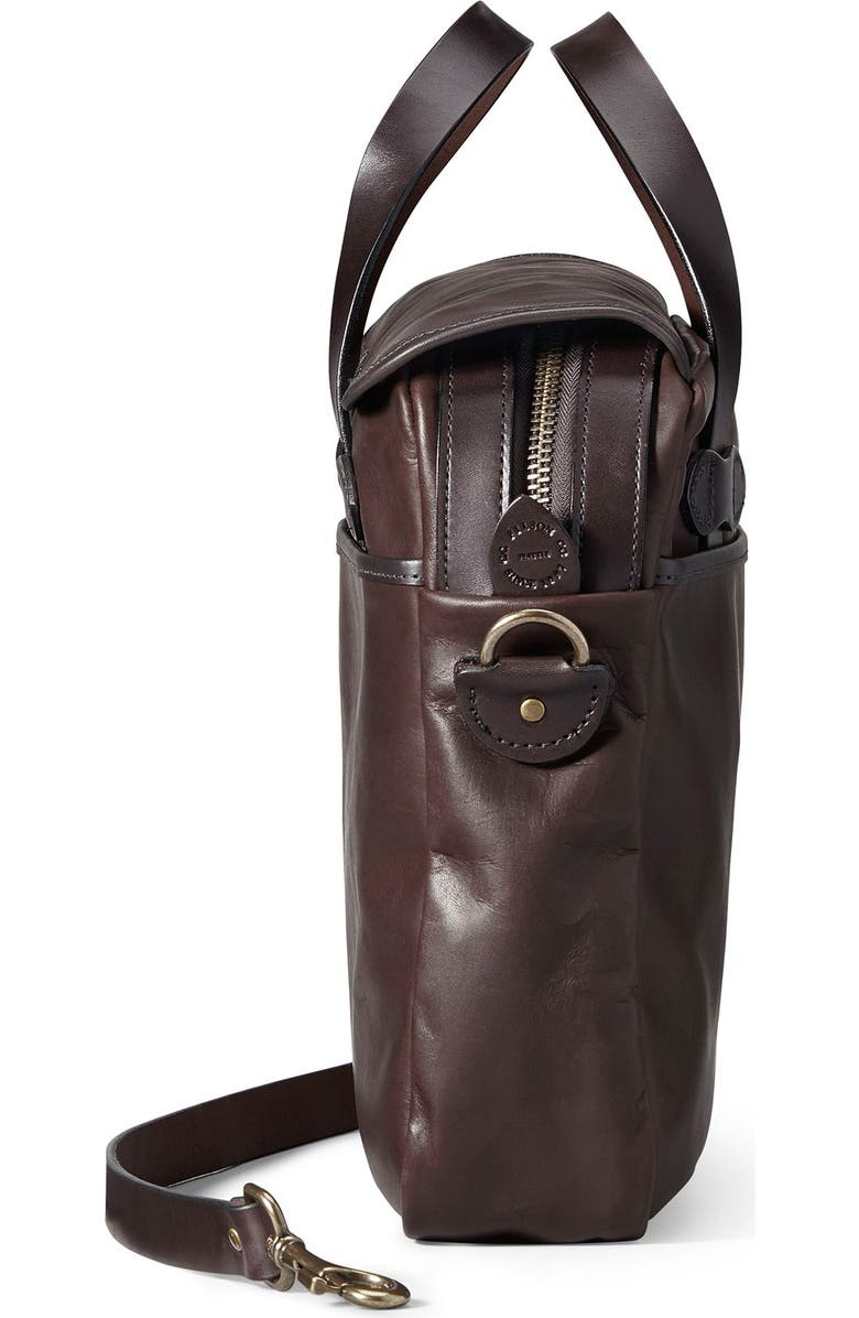 Filson Weatherproof Leather Briefcase, Alternate, color,