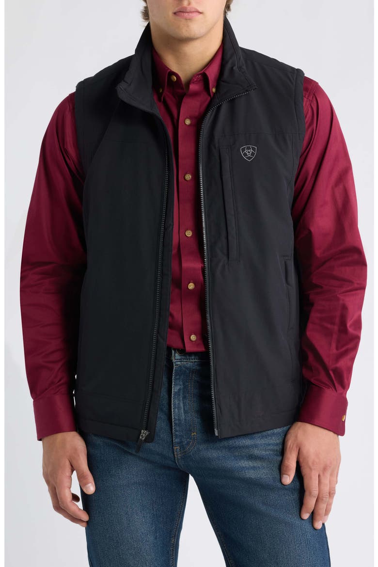 Pioneer StretchShell Vest, Main, color, BLACK