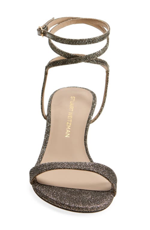 Stuart Weitzman Nudist Wrap Sandal In New Pyrite