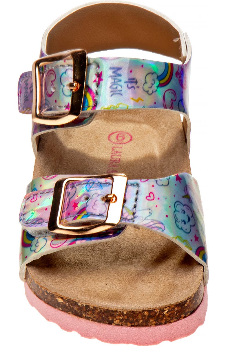 Laura Ashley Double Strap Comfort Sandal, Alternate, color,