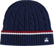 Brooks Brothers Cashmere Blend Tennis Stripe Cable Hat