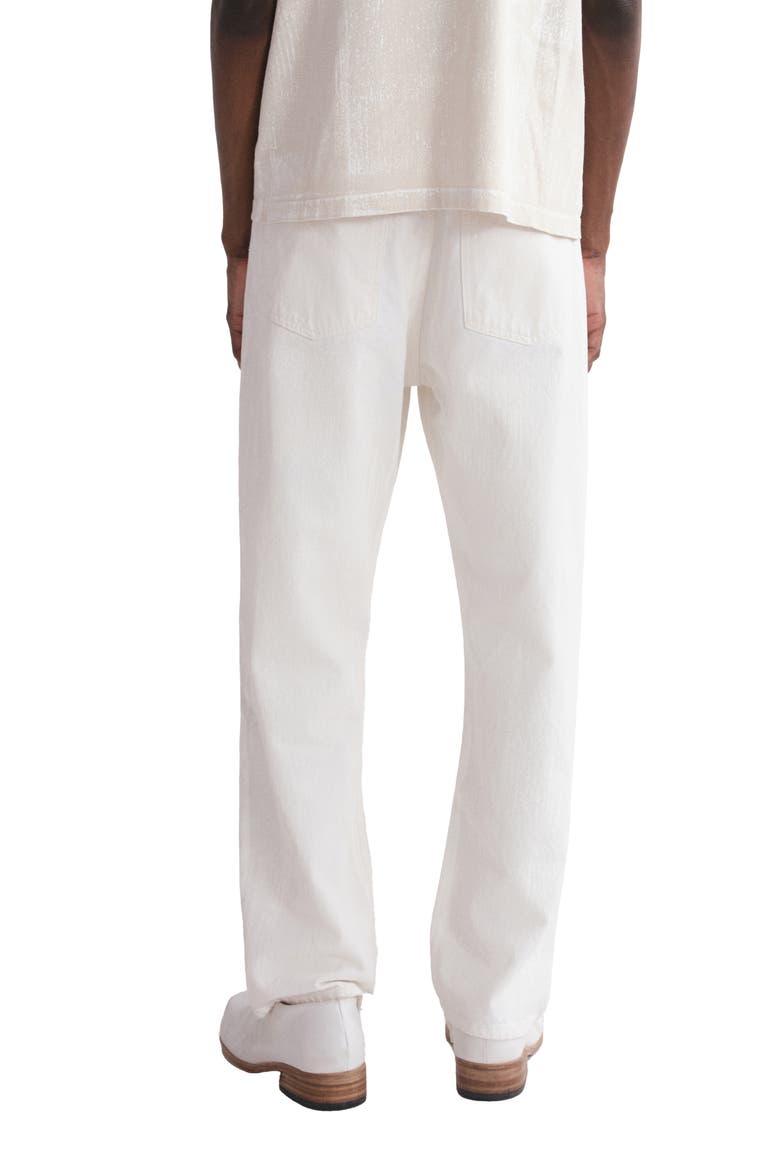 '90s Mid Rise Relaxed Straight Leg Jeans, Alternate, color, TEMPO SOFT WHITE PAINT COAT