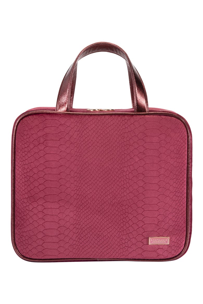 Marais Martha Large Briefcase Cosmetic Case, Alternate, color, NO COLOR