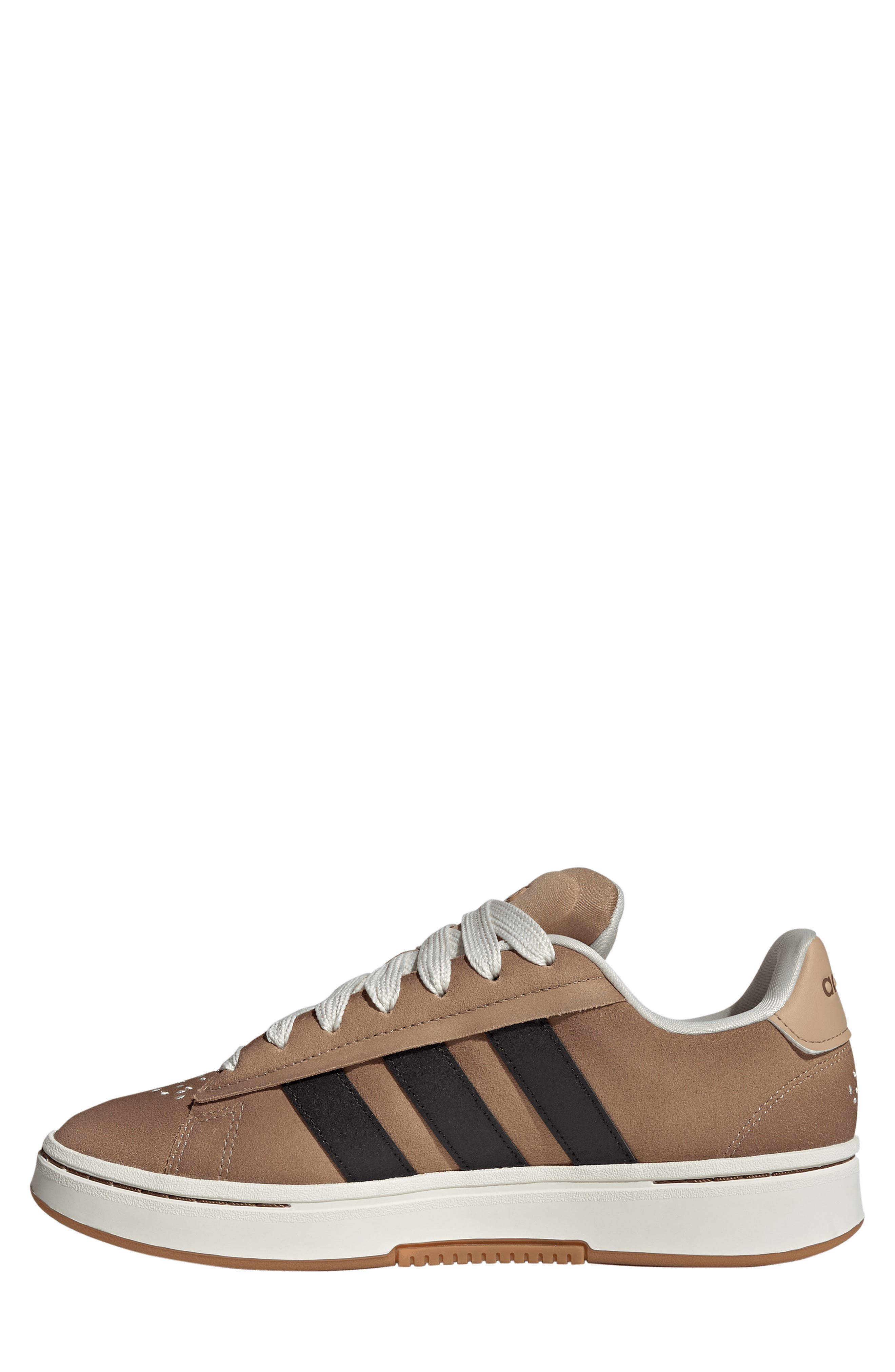 Grand Court Alpha Sneaker, Alternate, color, SANDSTONE/ BLACK/ OFF WHITE