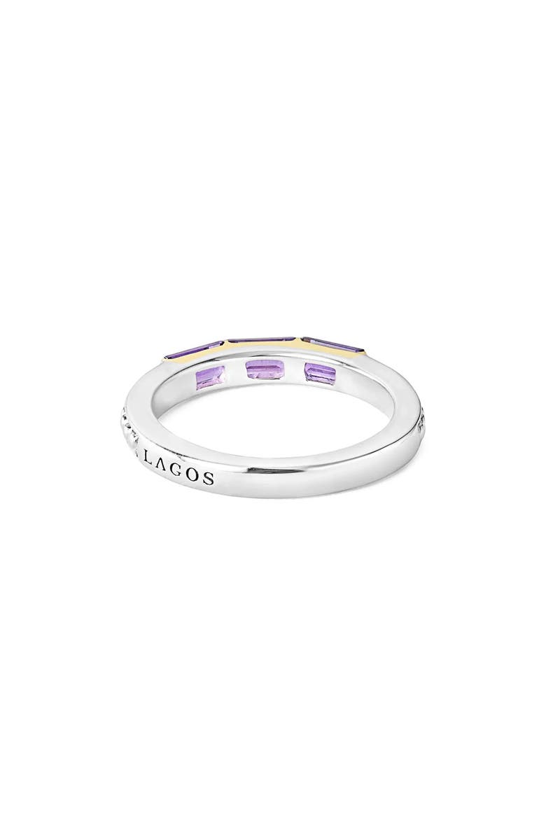 LAGOS Rittenhouse Amethyst Stacking Ring, Alternate, color, 