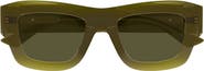 Bottega Veneta 50mm Square Sunglasses